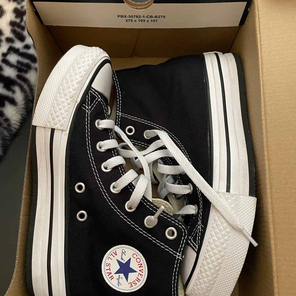 Converse Classic Black and White High-Tops